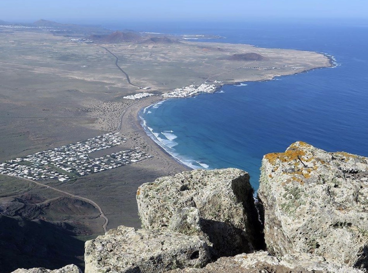 Famara Map The Famara Bungalows - Lanzarote Villa Choice