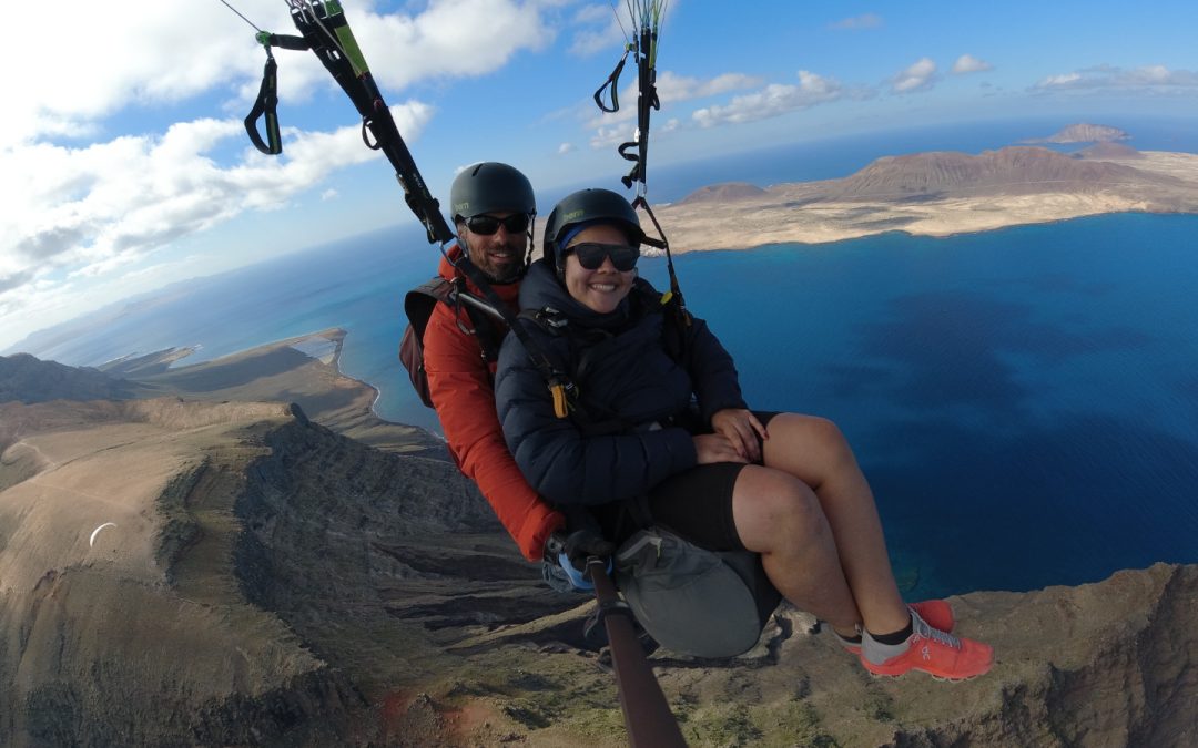 Paragliding in Lanzarote