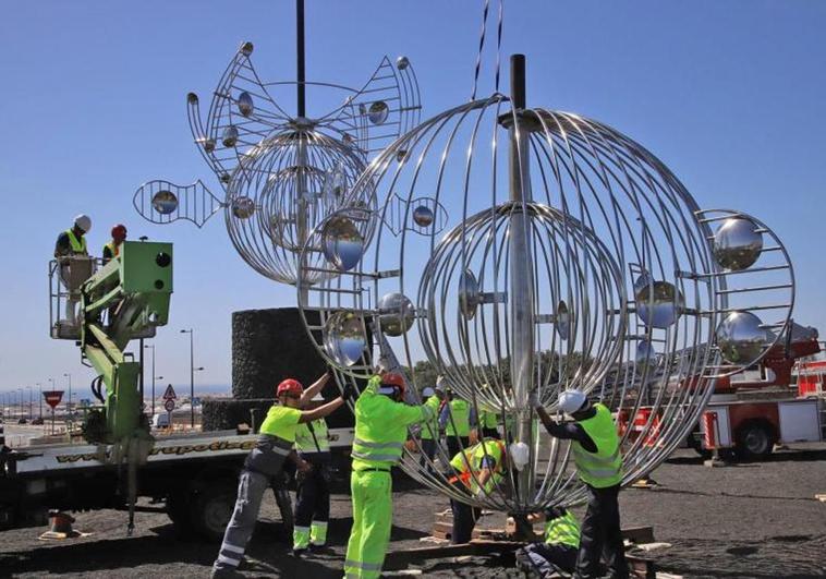 The return of «Fobos» wind sculpture