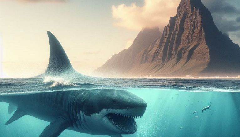 The Megalodon lived in the north of Lanzarote