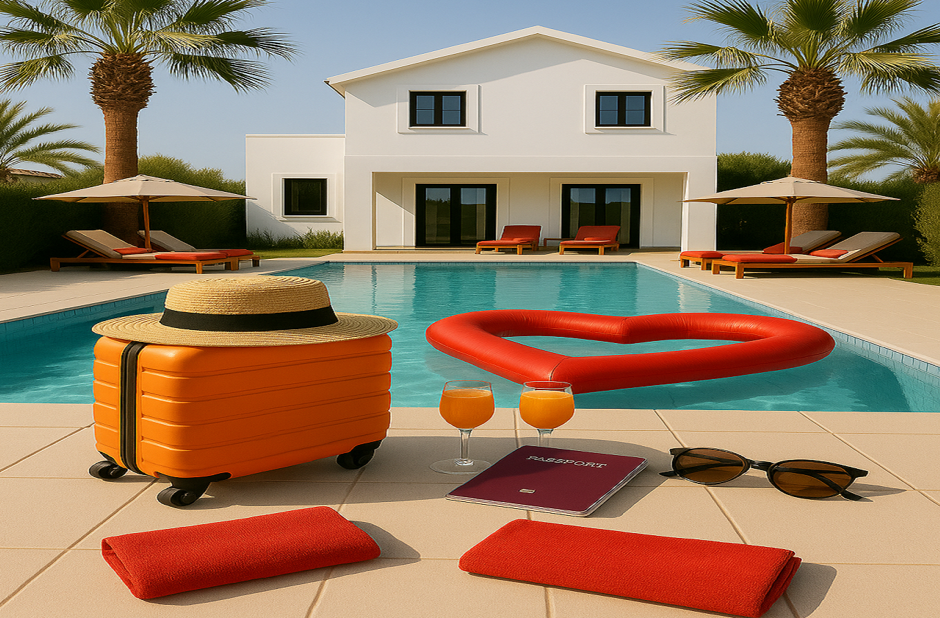 LVC236058 Pool area and villa
